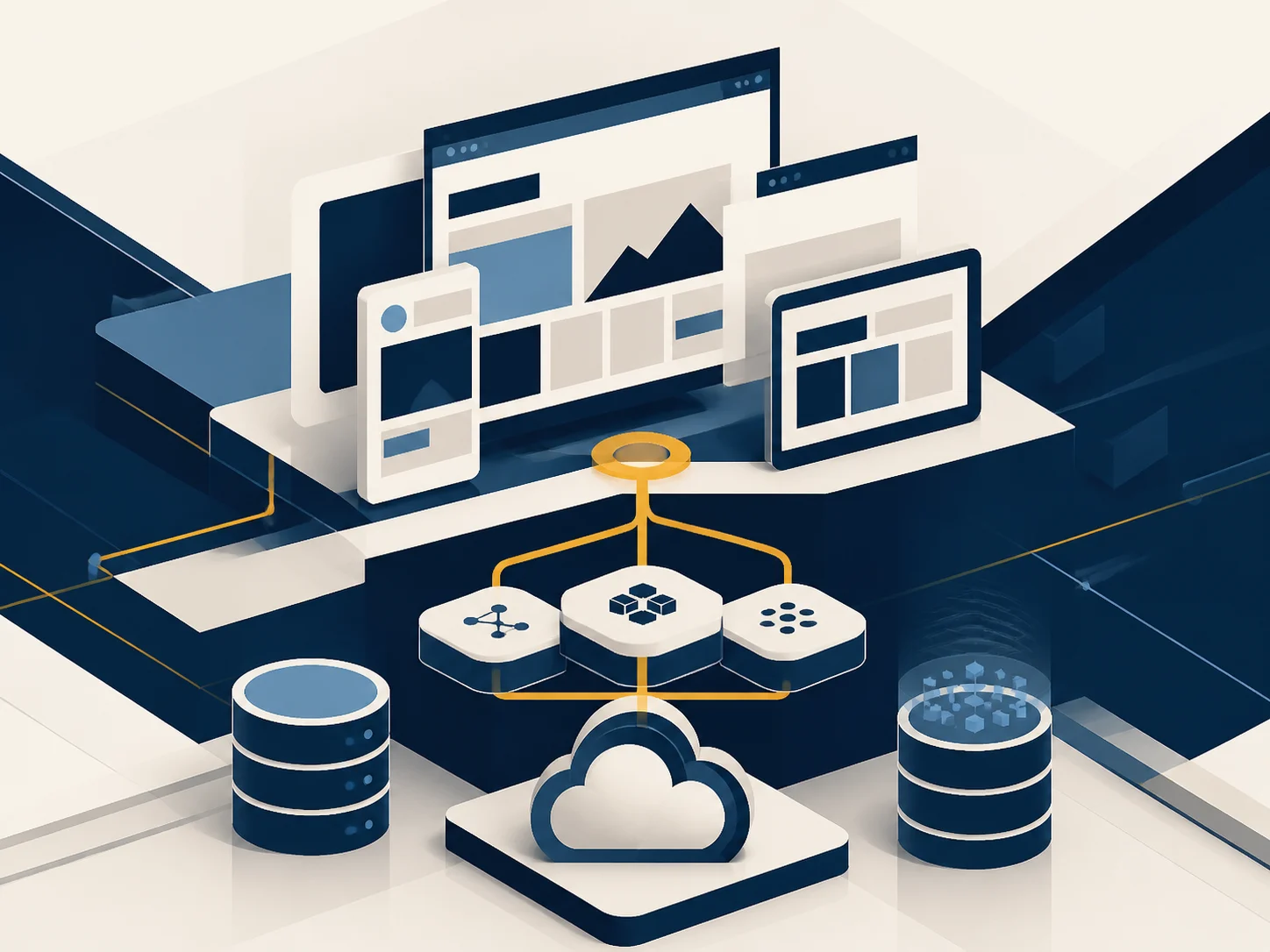Plataforma web conectada a servicios de datos, APIs y despliegue cloud